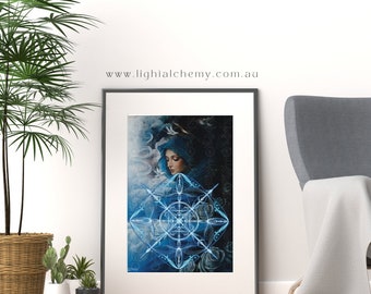 Mothers Mercy Divine love codex A4 print