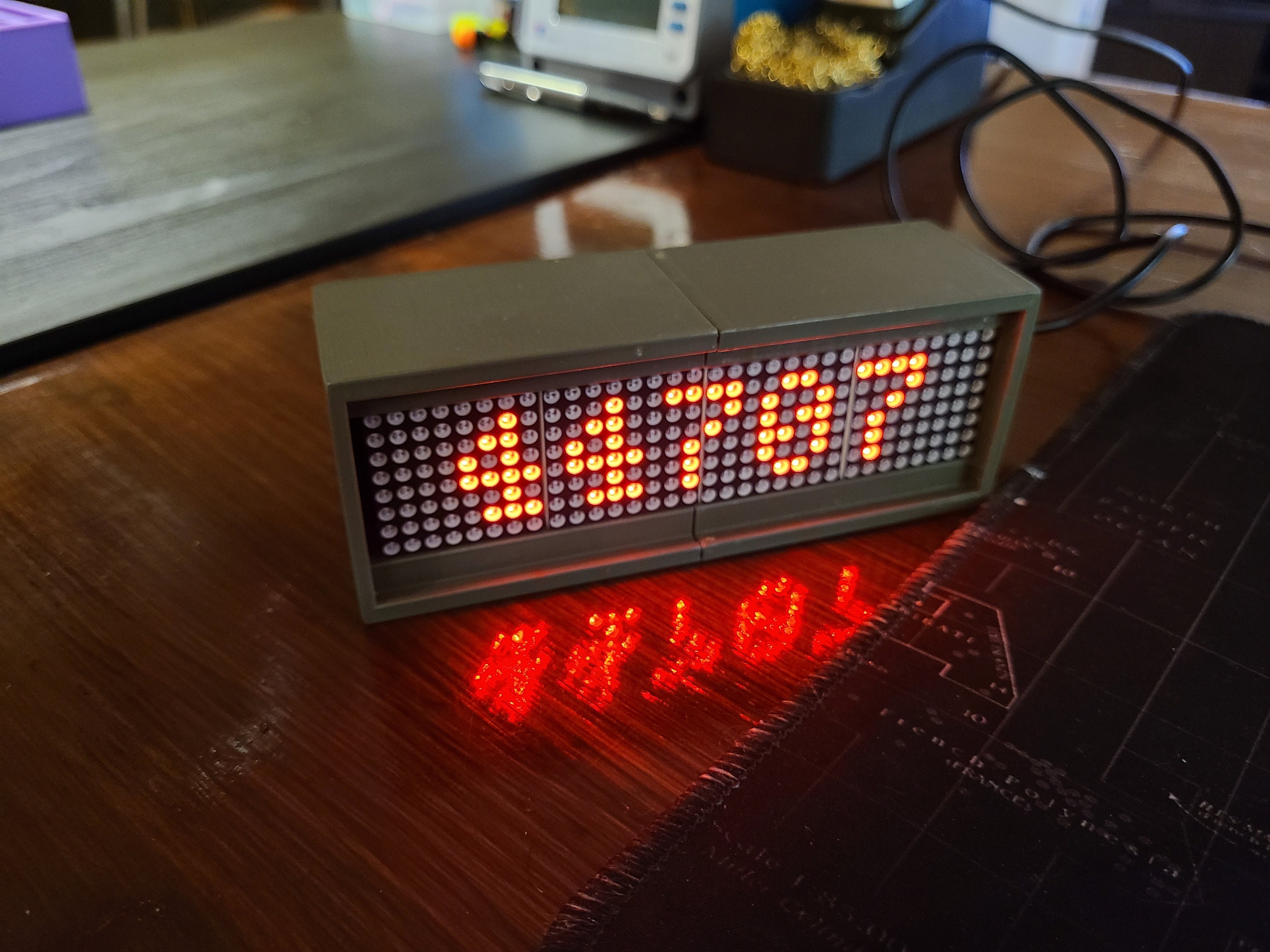 Wifi LED Crypto Ticker – Olive Green Bitcoin, Stocks Display - Etsy