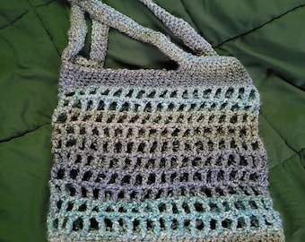 Mermaid Mesh Market Bag: Ombre