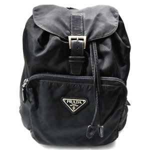 Japanese second-hand Vintage PRADA black nylon backpack - Shop RARE TO GO  Backpacks - Pinkoi