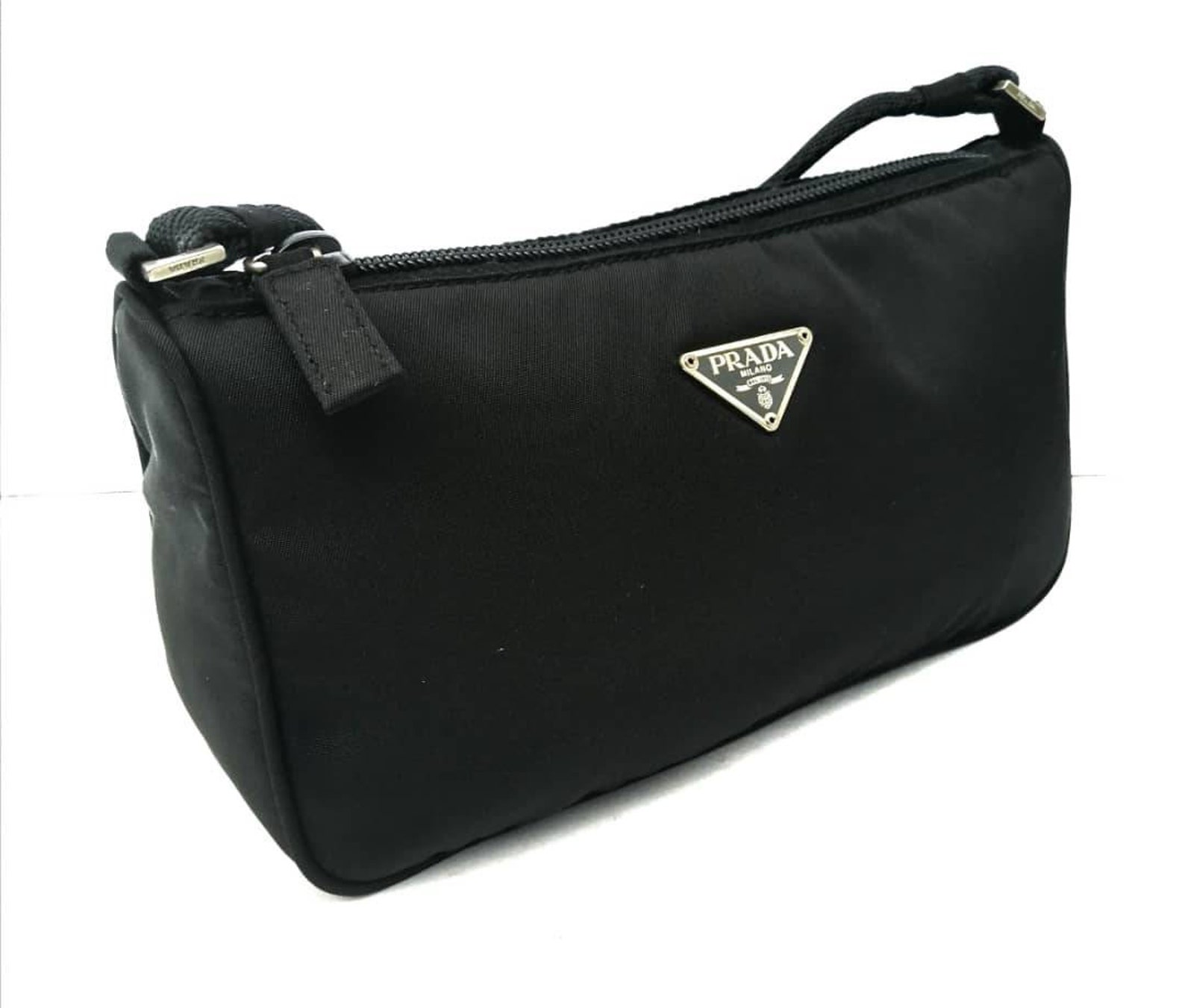 Prada Nylon Authentic Mini pochette Bag Etsy