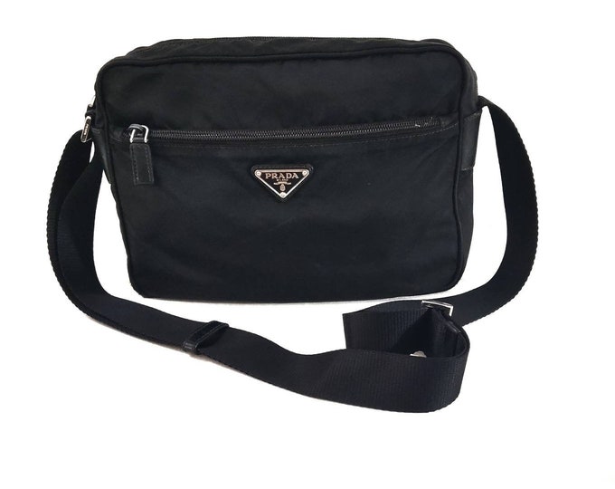 Authentic Prada Nylon Crossbody Bag Etsy
