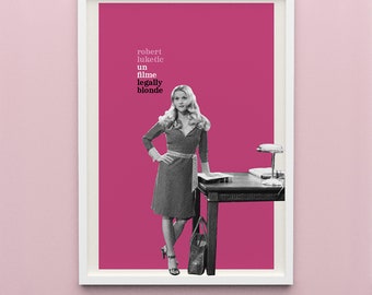 1 Legally Blonde (French New Wave) Poster Digital Download