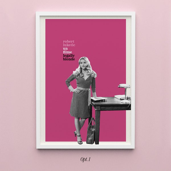 1 Legally Blonde (French New Wave) Poster Digital Download