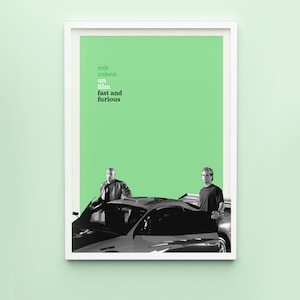 The Fast and the Furious (French New Wave) Poster Digital Download