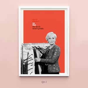 4 The Devil Wears Prada (French New Wave) Poster Digital Download