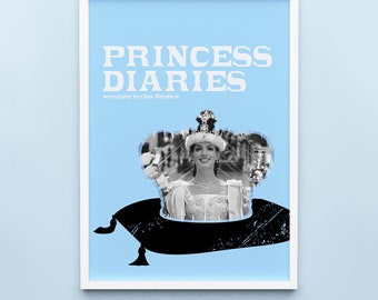 3 Princess Diaries (French New Wave) Poster Digital Download