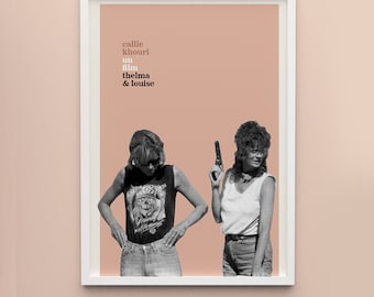 Thelma & Louise (French New Wave) Poster Digital Download
