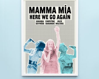 Mamma Mia! Here We Go Again (French New Wave) Poster Digital Download