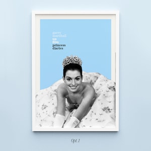 1 Princess Diaries (French New Wave) Poster Digital Download