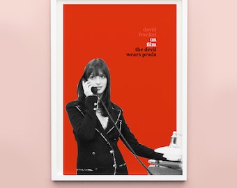 2 The Devil Wears Prada (French New Wave) Poster Digital Download