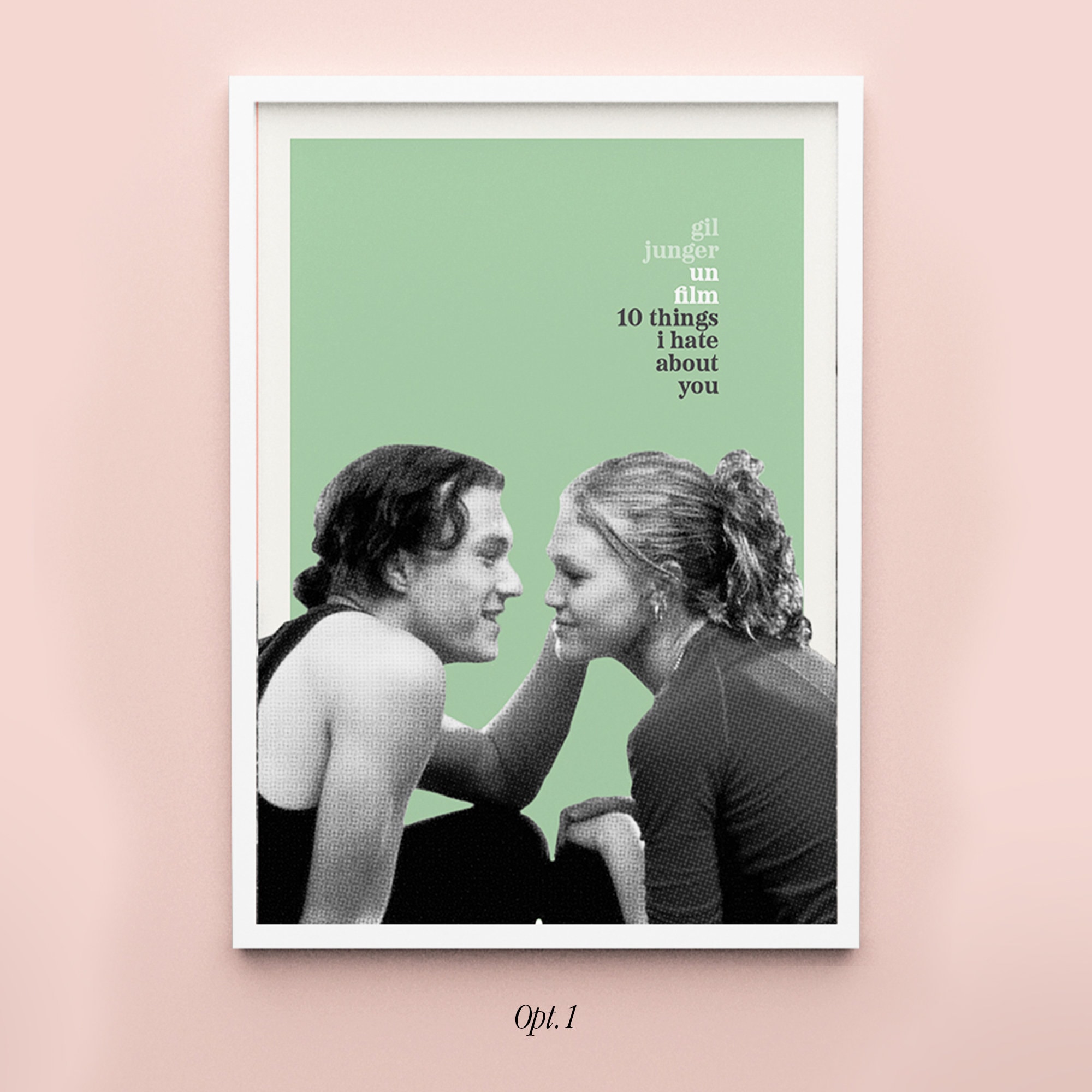 1 10 Things I Hate About You (French New Wave) Poster Digital Download