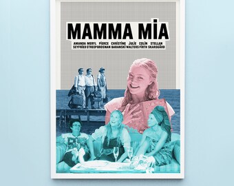 2 Mamma Mia! (French New Wave) Poster Digital Download