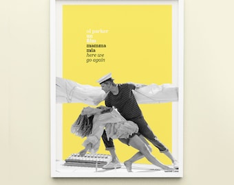 2 Mamma Mia! Here We Go Again (French New Wave) Poster Digital Download