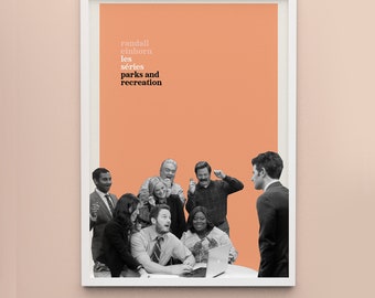 Parks and Recreation (French New Wave) Poster Digital Download