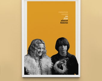 Almost Famous (French New Wave) Poster Digital Download