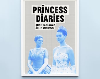 2 Princess Diaries (French New Wave) Poster Digital Download
