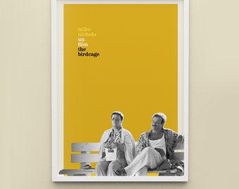 The Birdcage (French New Wave) Poster Digital Download