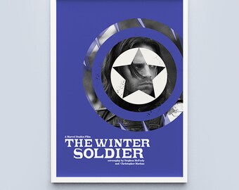 Winter Soldier BLUE (French New Wave) Poster Digital Download
