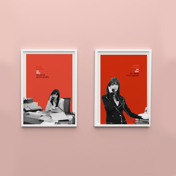 MOROHA ポスター 2 プラダを着た悪魔（フレンチ・ヌーヴェルヴァーグ）ポスター
