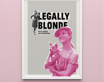 2 Legally Blonde (French New Wave) Poster Digital Download