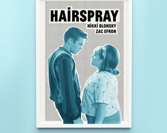 2 Hairspray (French New Wave) Poster Digital Download