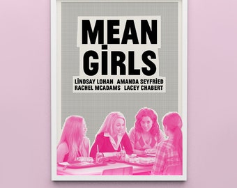 2 Mean Girls (French New Wave) Poster Digital Download