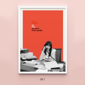 1 The Devil Wears Prada (French New Wave) Poster Digital Download
