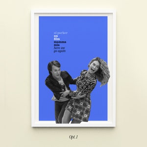 1 Mamma Mia! Here We Go Again (French New Wave) Poster Digital Download