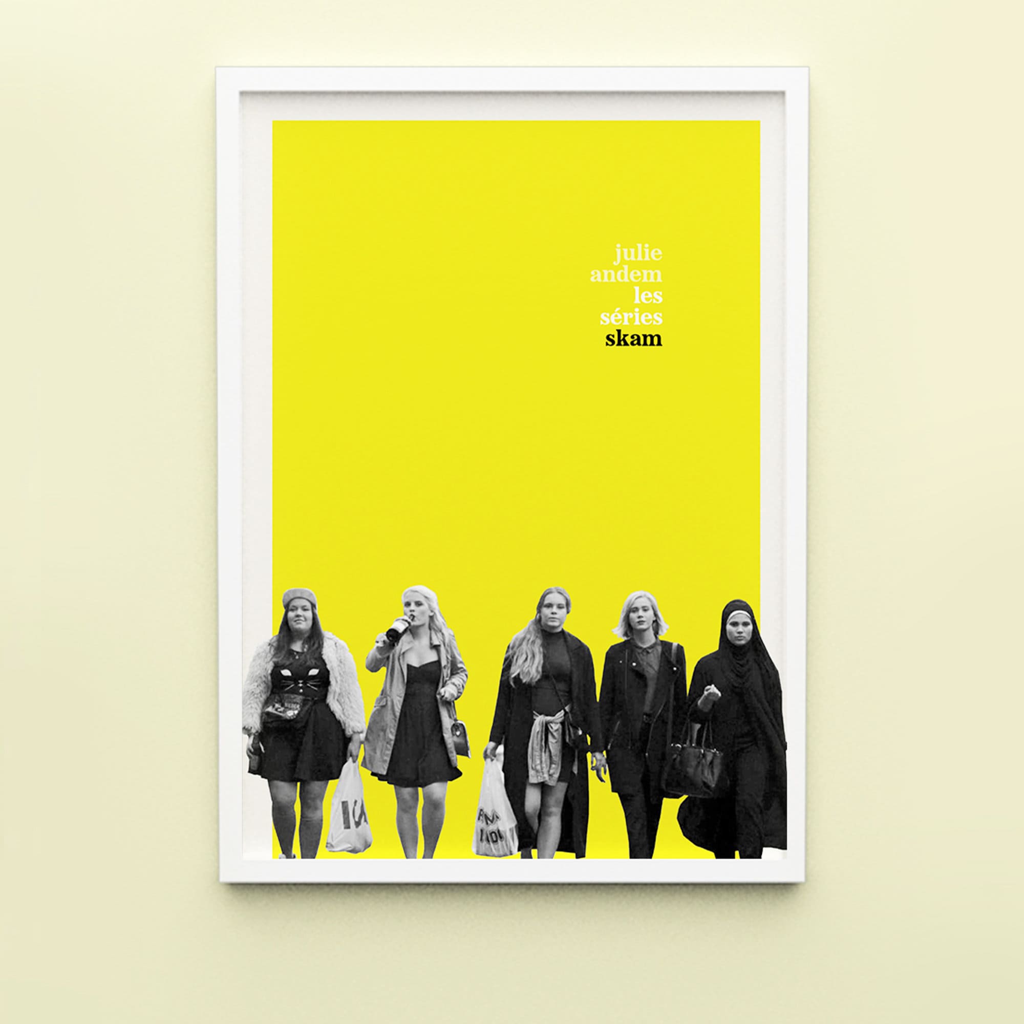 SKAM (french New Wave) Poster Digital Download