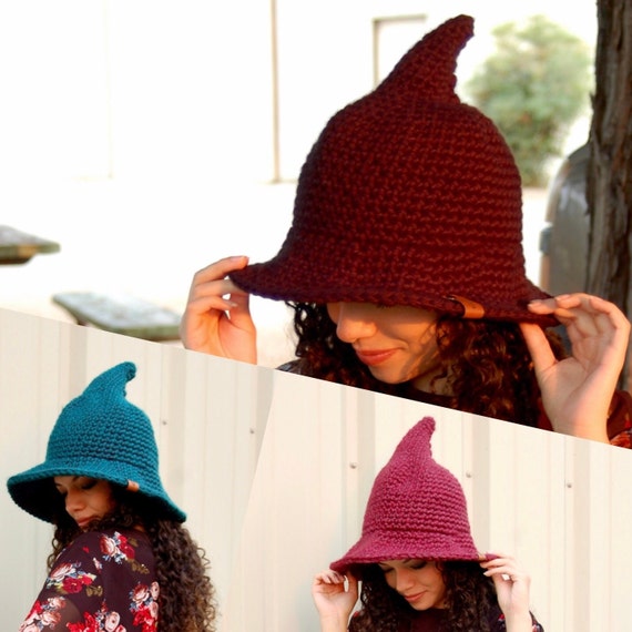 Crochet Witch Hat Modern Witch Hat 