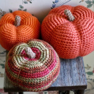 Crochet Pumpkin, Autumn, Fall Decor, Home Decor, Handmade, Halloween, Thanksgiving, Amigurumi Pumpkin, Farmhouse Fall Crochet, Free Shipping