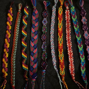 Beautiful handmade friendship bracelets