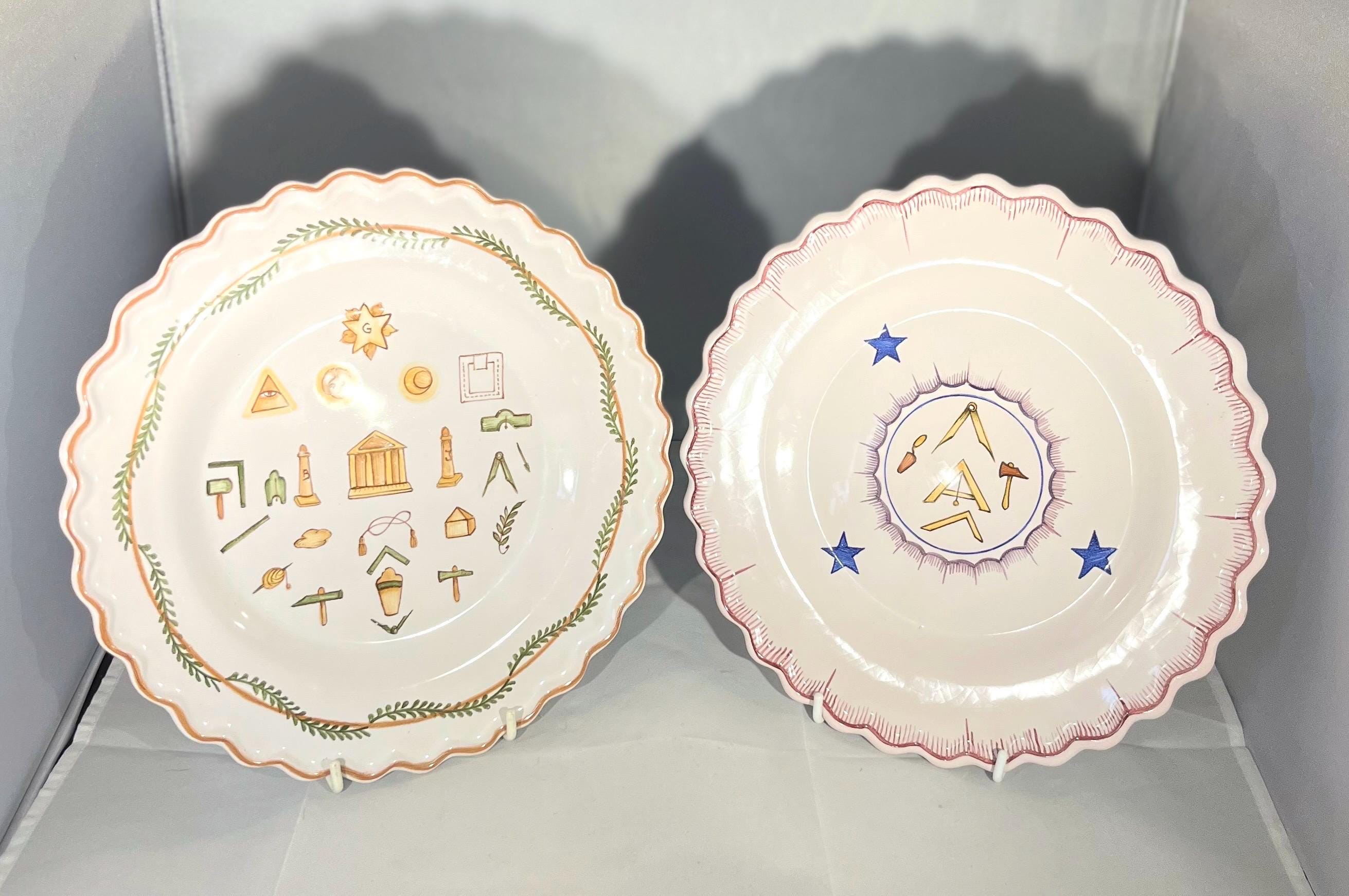 Moustiers plate - Etsy 日本