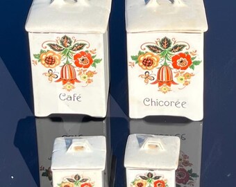 Vintage Kitchen Storage Canisters