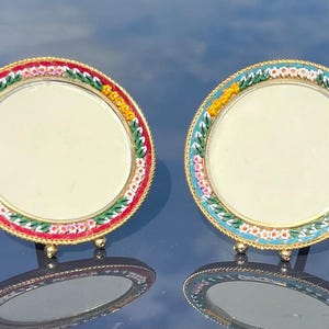 Vintage Pair of Micro Mosaic Frames