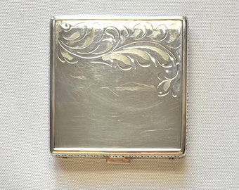 Vintage Sterling Silver Compact by Charme