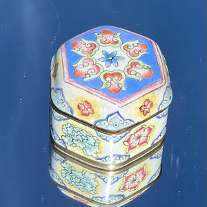 Enamelled Trinket Box