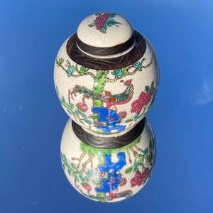 Unusual Chinese Crackle Ginger Jar
