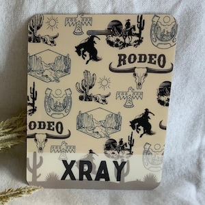 Custom Lightweight Neutral Western Badge Buddy | ID Badge | Marker Parker | Badge Backer | Coworker Gift | Badge Buddie | Healthcare | Teach