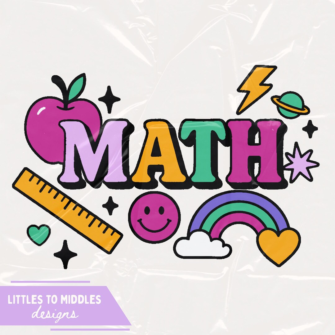 Retro Math PNG, Teacher Tee Design (digital Download) - Etsy