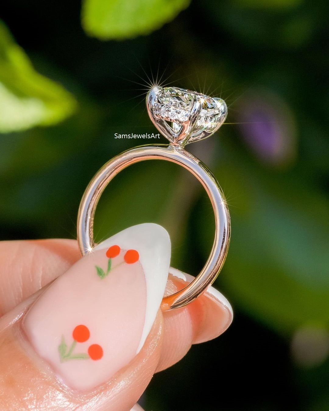 2.00CT Classic Oval Cut Wedding Ring / 14K Solid White Gold Etsy