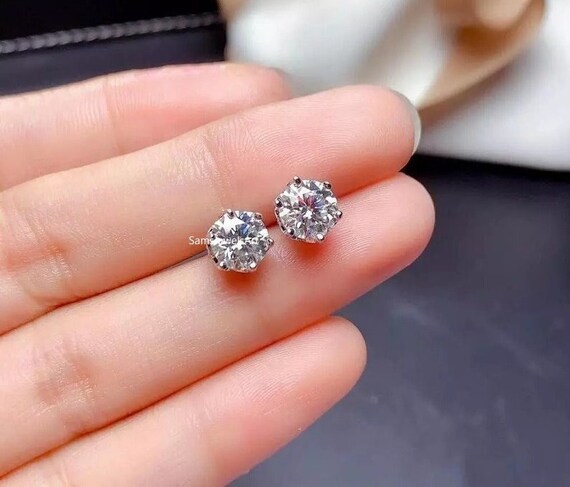 Buy Radiant Rewa Gemstone Stud Earrings Online | CaratLane