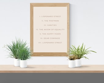 A Little Life Titles Digital Print