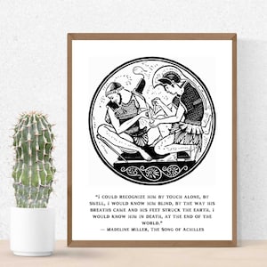 Booktok Achilles Digital print