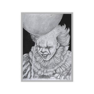 Gruseliges Postkarten-Bundle - Gruseliger Clown, Halloween Grüße, Einzigartige Grußkarten, Postkarten im Vintage-Stil, Künstler-Briefpapier