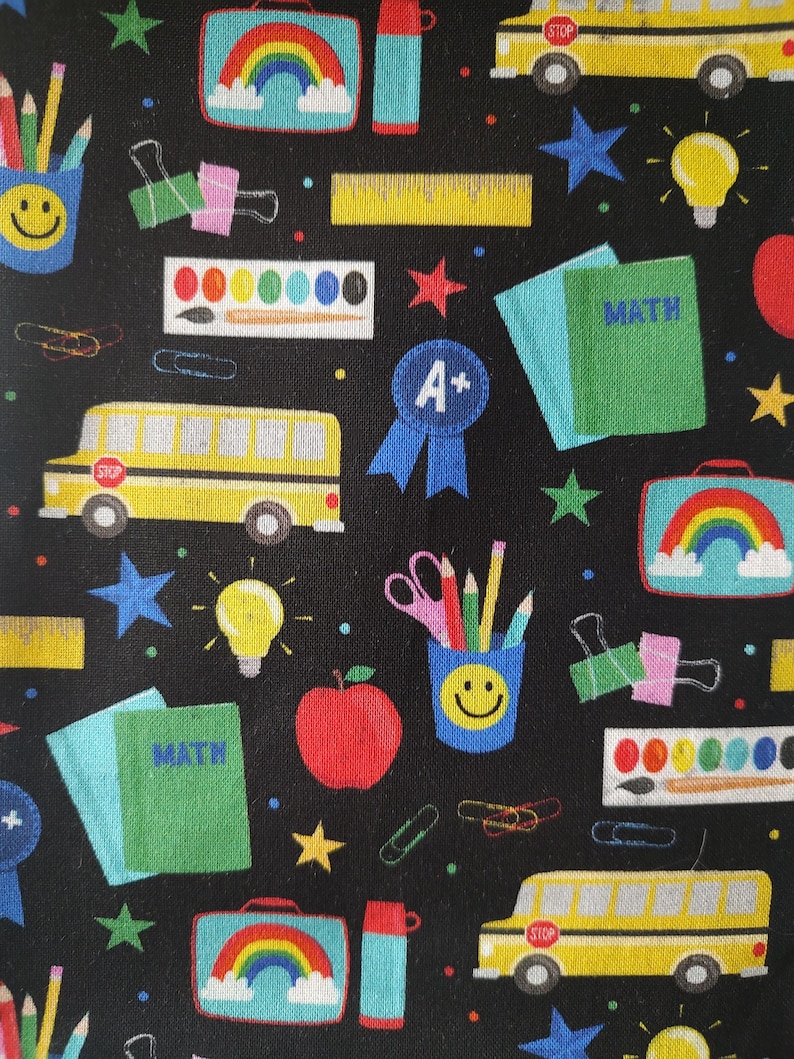 Guirnalda de trapos hecha a mano estilo rústico rústico de 3 pies para agradecer a los maestros y dar la bienvenida a las clases. imagen 9