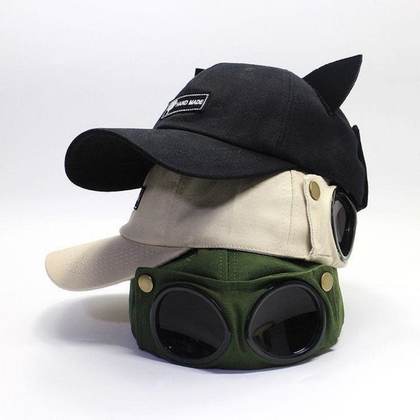 Cat Aviator Baseball Cap