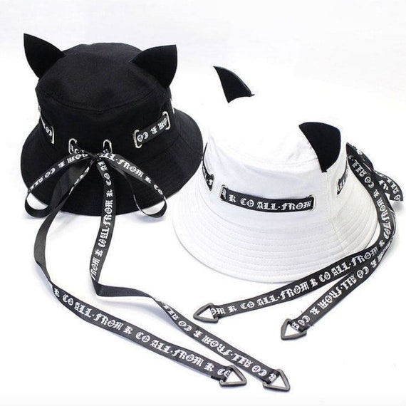Gothic Cat Bucket Hat - Etsy Canada