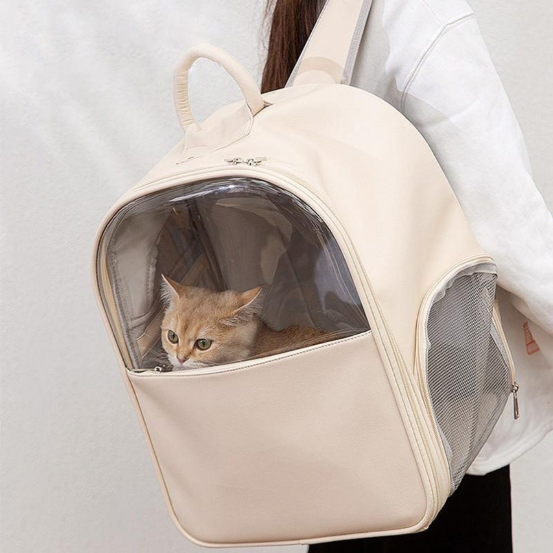 Cat Carrier Bags Windproof Outdoor Travel Backpack For Cat Small Dogs  Transport Carrying Bag Cat Backpack Carriers With Cushion  Fruugo IN